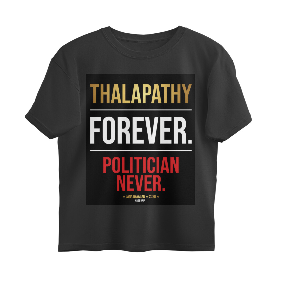 Thalapathy Forever. Politician Never. back